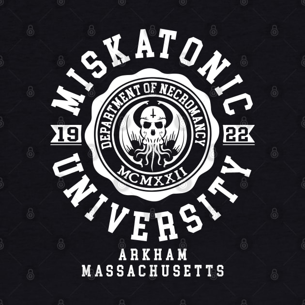 CTHULHU - MISKATONIC UNIVERSITY - LOVECRAFT by Tshirt Samurai